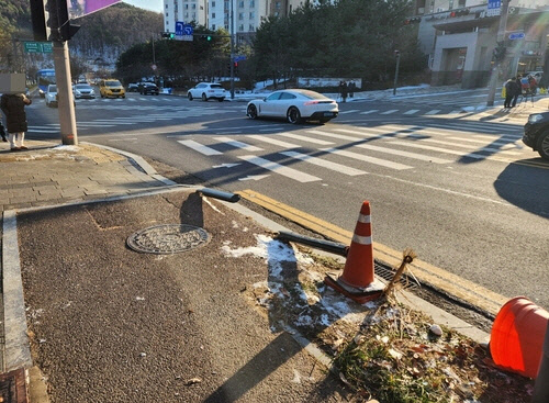 사고가 발생한 세곡동 횡단보도[연합뉴스]